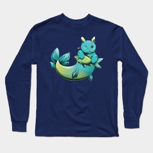 Catfish - Cat Fish - Cat Mermaid Long Sleeve T-Shirt